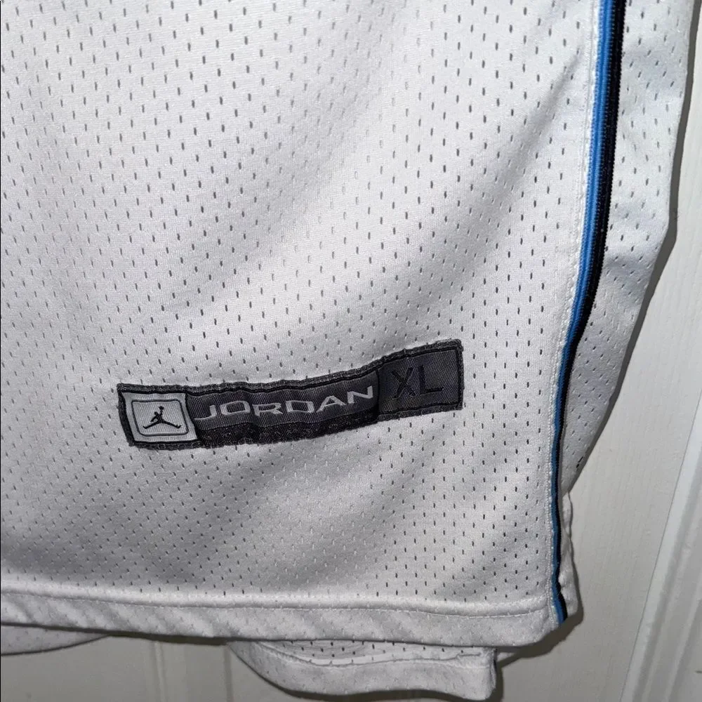 Jordan North Carolina Jersey - White and Blue